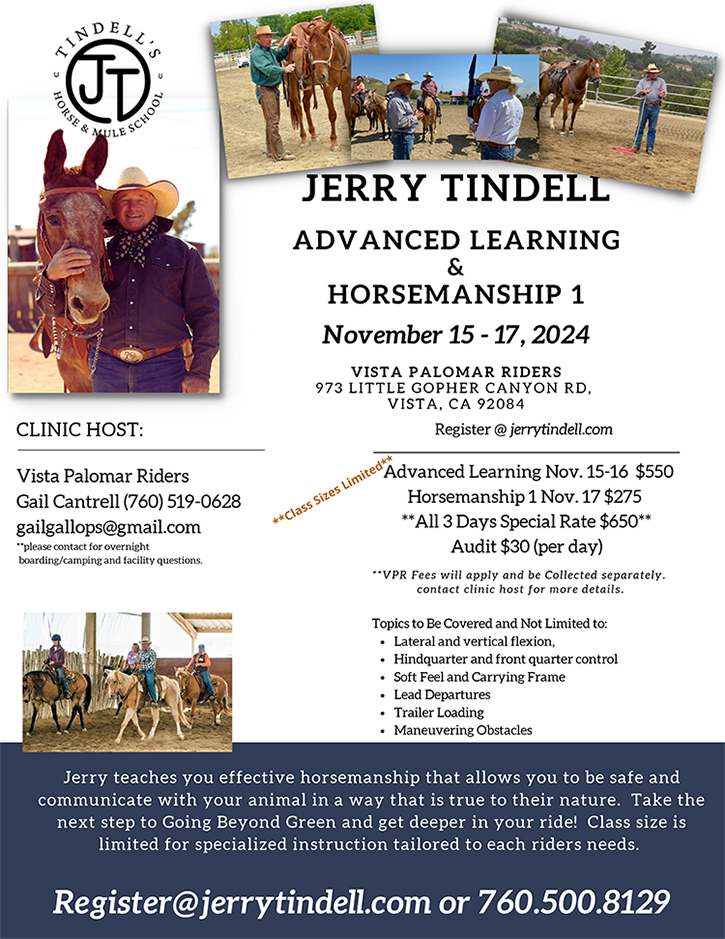 Jerry Tindell Clinic - June 2024